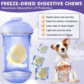 Probiotics for Dogs, Freeze-Dried Dog Probiotics and Digestive Enzymes, plus Omega-3 for Itchy Skin, 3-In-1 Prebiotics for Digestive Health, Dog