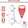 AceMining Portable Door Lock Home Security Door Lock Travel Lockdown Locks for Additional Safety and Privacy Perfect for Traveling Hotel Home