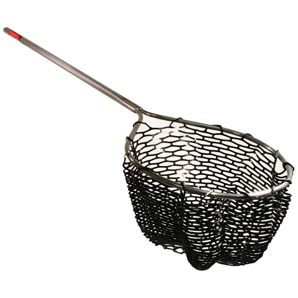 Frabill Sportsman Landing Fishing Net 3/8" Black Rubber Netting Hoop Size: 17" X 19"