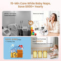 UNOISETION Diamond Microdermabrasion Machine Professional, 3 in 1 Dermabrasion Facial Peeling Skin Care Device for Salon Personal Home Use White