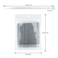 G2PLUS 500PCS Cotton Swabs, Crystal Black Disposable Micro Applicators Brush for Makeup and Personal Care, Micro Swabs for Eyelash Extensions,