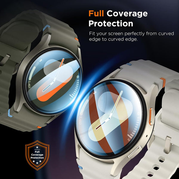 LK 4 Pack for Samsung Galaxy Watch 7 Screen Protector 40mm, Perfectly Fit, Top 9H Tempered Glass for Galaxy Watch 6/5/4/ FE 40mm Screen Protector,