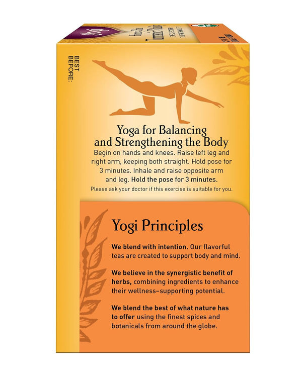 Yogi Tea, Honey Chai Turmeric Vitality, 16 ct Honey Chai Turmeric Vitality 16 Count (Pack of 1)