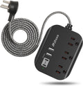 Cruise Ship Essentials - Mifaso Power Strip with USB, Mountable Flat Plug Power Strip with 3 Outlets 4 USB Ports(Smart 3.1A), 5Ft Braided