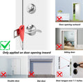 AceMining Portable Door Lock Home Security Door Lock Travel Lockdown Locks for Additional Safety and Privacy Perfect for Traveling Hotel Home