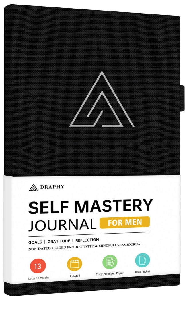 Self-Mastery Journal for Men - Gratitude and Productivity Journal for More Happi