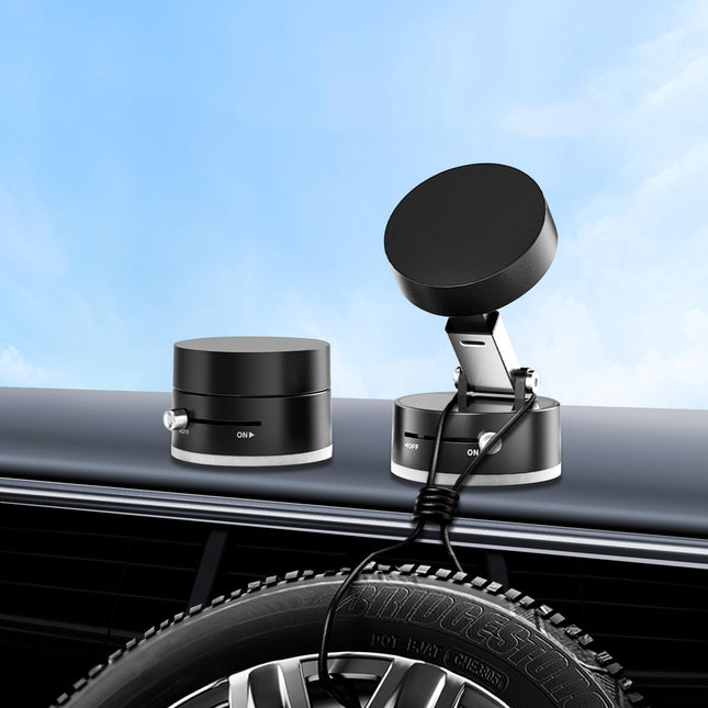 Upgraded Vacuum Magnetic Car Phone Holder,Strong Suction Cup Car Phone Mount,Foldable&Retractable Phone Holders for Your