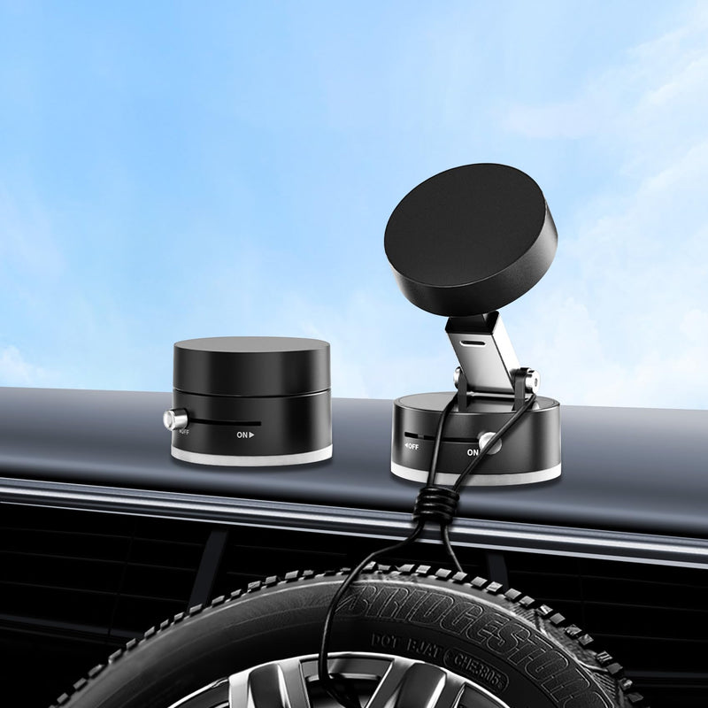 Upgraded Vacuum Magnetic Car Phone Holder,Strong Suction Cup Car Phone Mount,Foldable&Retractable Phone Holders for Your Car,Hands-Free for Car,