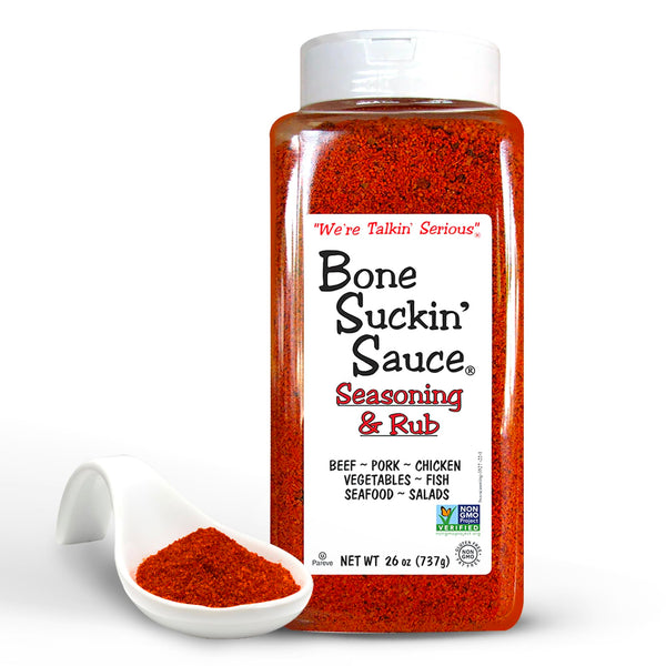 Bone Suckin' Barbecue Seasoning and Grill Rub, Original Blend, Gluten-Free, Non-Gmo, Kosher, No Msg - 26 Oz