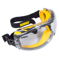 Dewalt DPG82 Concealer Anti-Fog Dual Mold Safety Goggle - 1 Pair Clear