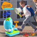 WATUDOU 12 PCS Flying Disc Launcher Outdoor Indoor Game Toys Gifts for 3 4 5 6 7 Year Old Boys Kids, Outdoor Outside Game Toys for Boys Girls Ages