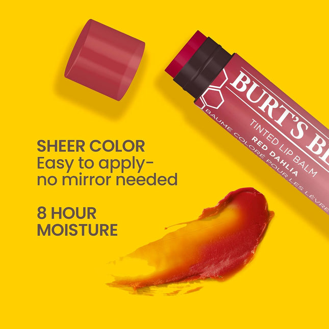 Burt'S Bees Lip Tint Balm Valentines Day Gifts with Long Lasting 2 in 1 Duo Tint