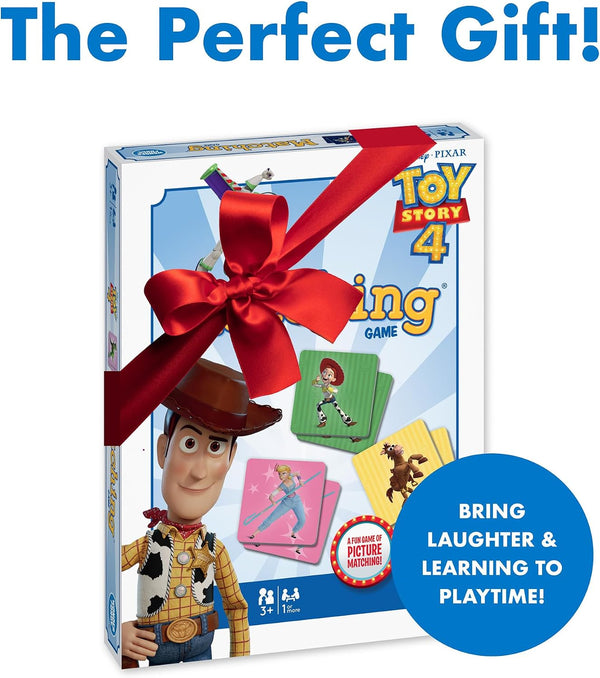 Wonder Forge Toy Story 4 Matching Game | Build Focus and Memory with Woody, Buzz, and Beloved Pixar Characters | Fun and Engaging Activity for