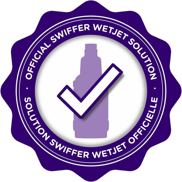 Swiffer Wetjet Multi-Purpose Floor Cleaner Solution with Febreze Refill, Hardwood Floor Cleaner, Lavender Scent, 1.25 Liter -42.2 Fl Oz (Pack of 2)