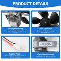 97012248 Motor Range Hood Fan Motor Compatible with Broan and Nutone Kitchen Exhaust Fan Replacement Replace 40000 and 42000 Series AP4527731,