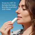 COOLA Organic Liplux Lip Balm and Sunscreen with SPF 30, Dermatologist Tested Lip Care for Daily Protection, Vegan and Gluten Free, 0.15 Oz 0.15