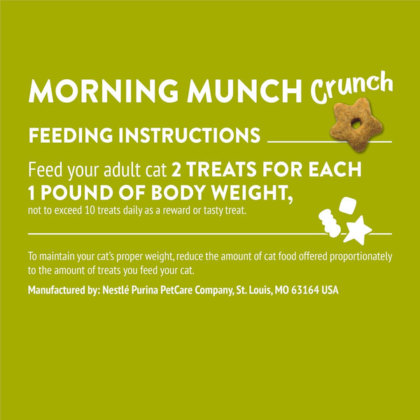 Purina Friskies Party Mix Morning Much Crunch Cat Treats, (10) 2.1 oz Pouch 2.1 Ounce (Pack of 10)