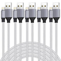 [Apple MFi Certified] 6Pack(3/3/6/6/6/10FT) iPhone Charger Nylon Braided Fast Charging Lightning Cable Compatible iPhone