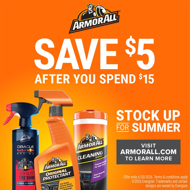 Armor All Tire Foam, Tire Cleaner Spray for Cars, Trucks, Gifts for Dad, Motorcycles, 20 Oz Each, 1.25 Pound (Pack of 1)