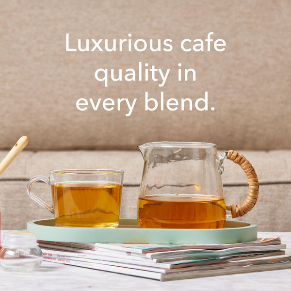 Plum Deluxe Loose Leaf Tea Sampler â 5 Whole Leaf Blends with Caffeine: CrÃ¨me Brulee Earl Grey, Peach Oolong, Green Citrus Mint, Pecan & Floral