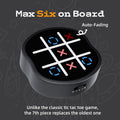 4 in 1 Electronic Tic Tac Toe Game, Handheld Digital Bolt Game with Whack a Mole, Memory Flash, Silent Mode, Portable Travel Game for Kids and