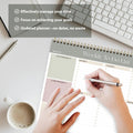 Weekly to Do List Notepad, Undated Planner with 52 Sheets (8.5''X11''), Desk Weekly Planner for Women & Man, Home School & Work-Green