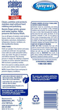 Sprayway Water-Based Stainless Steel Cleaner, 15 Fl Oz (Pack of 1)