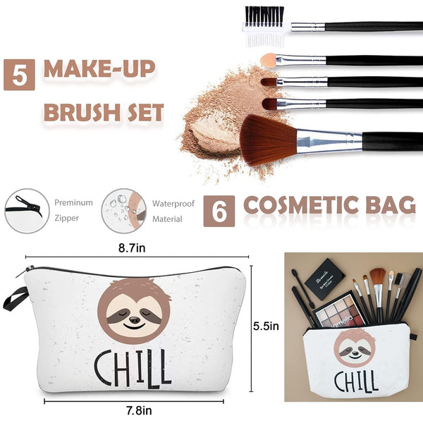 All in One Makeup Kit for Women Full Kit, Basic Cosmetics Kit for Beginner & Professionals, Eye Makeup Set Tween Girl, Make Up Kits for Teenagers,