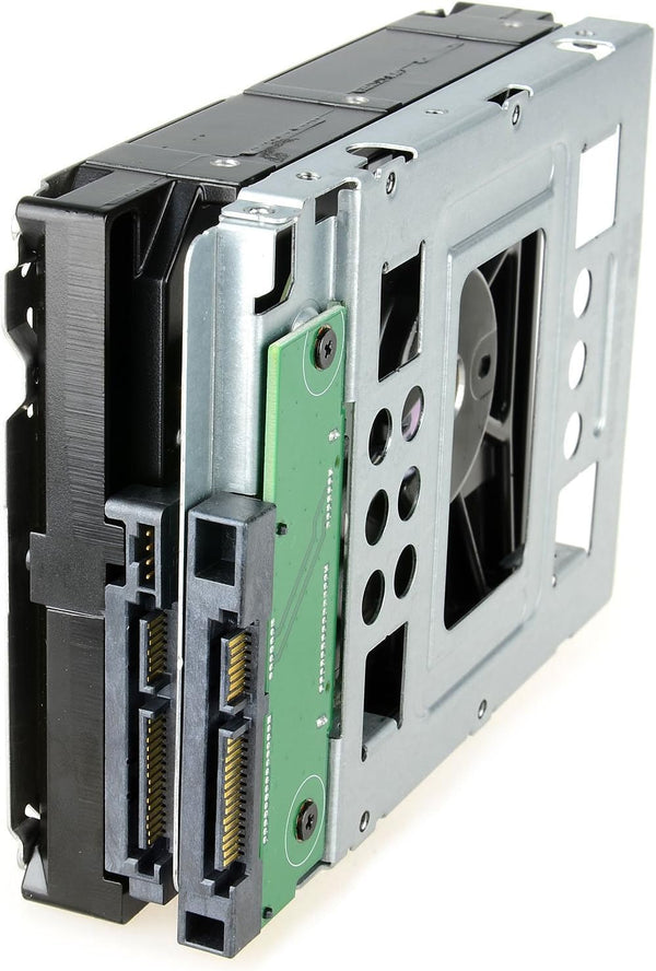 2.5" SSD to 3.5" SATA Hard Disk Drive HDD Adapter Caddy Tray CAGE Hot Swap Plug