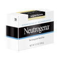 Neutrogena Original Fragrance-Free Facial Cleansing Bar with Glycerin, Pure & Transparent Gentle Face Wash Bar Soap, Free of Harsh Detergents,