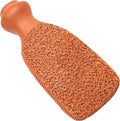 QUBA LINEN Pumice Stone for Feet – 2-Sided Terra Cotta Foot Scrubber, Natural Callus Remover for Dry Skin & Rough Heels, Cracked Heels – Pedicure