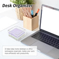 Acrylic Sticky Note Holder, 3 x 3 Crystal Clear Acrylic Notepad Holder Sticky Note Dispenser for Dorm Room and Office Desk Organizer 3x3"