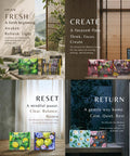 EZR Leaf Herbal & Fruit Tea Sampler Gift Box – 22 Pyramid Tea Bags with 9 Fruit & Floral Blends – Low & Caffeine Free Assortment for Relaxing Tea