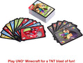 Mattel Games UNO Card Game, Gifts for Kids and Family Night, Themed to Minecraft Video Game, Travel Games, Storage Tin Box (Amazon Exclusive) UNO