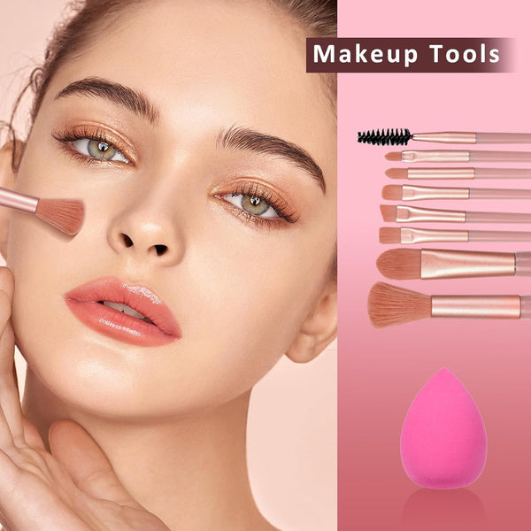 Makeup Set Makeup Kit for Women Full Kit Makeup Sets for Teens Teenagers Eyeshadow Palette Lip Gloss Foundation Mascara Eyeliner Contour Stick