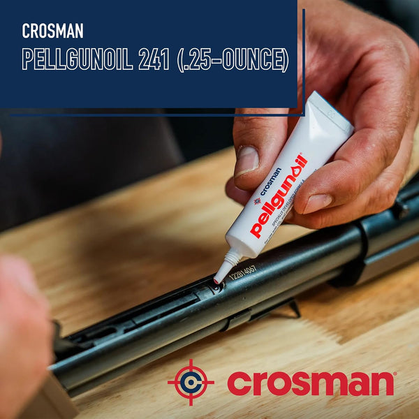 Crosman Pellgunoil Airgun Maintenance Oil, .25 oz, Prevents Rust, Conditions Seals, CO2 and Pneumatic Airguns 1 Lubricating Oil