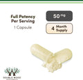 Apigenin Supplement - 50Mg per Capsule, 120 Count (Powerful Bioflavonoid Found in Chamomile Tea for Relaxation, Sleep, and Mood) Senolytic