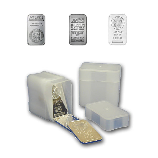 Silver Bar Tube for 20 1oz Silver Bars - Lot of 5