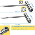 6 Pack Chainsaw Screwdriver Wrench Set, 13 by 19 mm, Long and Short Size, Alloy Steel 6Pack