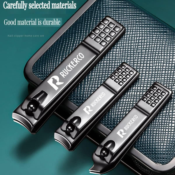 Nail Clippers Set Matte Stainless Steel 3 pcs fingernail Clippers &Slant EDG Toenail Clipper Cutter The Best Gift Nail Clippers for Men and Women