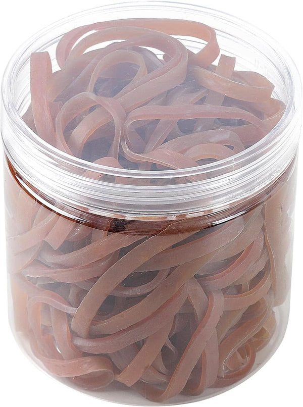 120 Pack Large Rubber Bands, Heavy Duty Trash Can Band, Strong Elastic Bands for School Home Office Supplies, Garbage Cans, File Folders, (8 x