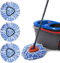 Spin Mop Replacement Heads Compatible with Ocedar RinseClean 2 Tank,3 Pack