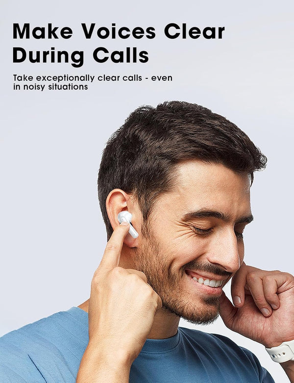 Wireless Earbuds, 2025 Ear Buds with Big Bass Stereo Sound, Lightweight Bluetooth Earbuds with 48 Hours Playtime, In-Ear Fit Earphones, IPX7,