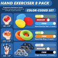 roygra Grip Strength Trainer (8 Pack), Complete Hand Strengthening Devices