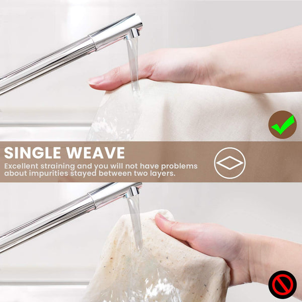 Precut Cheesecloth, 20 x 20'' 10 Pack, Grade 100, Ultra Fine Cheese Cloth for Straining & Cooking, 100% Unbleached Cotton Muslin Cloth for Making