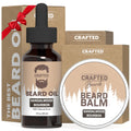 Beard Care Kit - Softer, Smoother, Moisturized Beard - Beard Oil and Balm - Gift Set (Sandalwood Bourbon) Sandalwood Bourbon 2 Piece Set