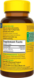 Nature Made Maximum Strength Vitamin B12 5000 Mcg, Dietary Supplement for Energy Metabolism Support, 60 Softgels, 60 Day Supply