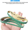 24 Pack 1/2" x 10" Replacement Knife Sharpener Sander Belt Kit for Work Sharp WSCMB Combo Knife Sharpener- 80/120/240/400/1000/1200 Grits Sanding