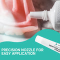 Extra Strong Denture Adhesive Cream, 12 Hour Hold Dental Glue, Waterproof, Zinc & Fluoride Free, Easy Apply Nozzle, Seals Food Out for Comfort,