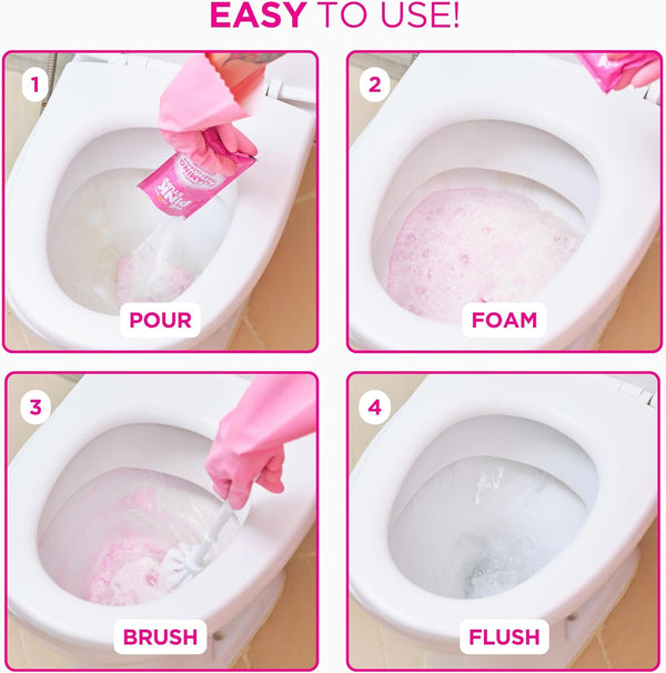 Stardrops - the Pink Stuff - the Miracle Power Foaming Toilet Cleaner - 2 Treatments - Self Activating Pink Foam, 25 Ounce (Pack of 1)